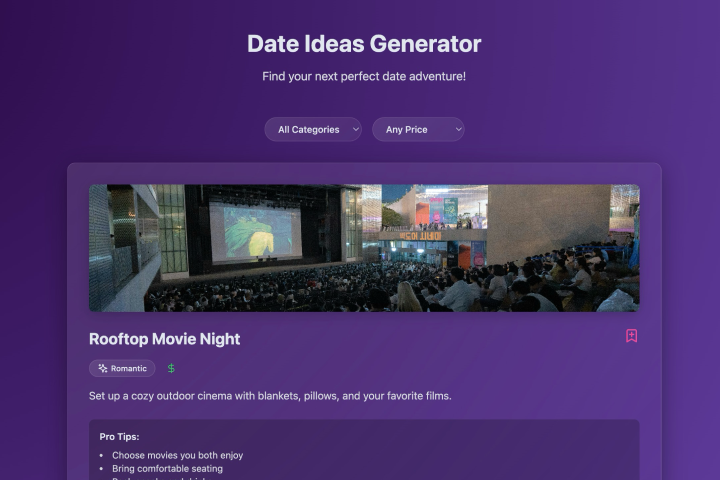 Generator for dateideer
