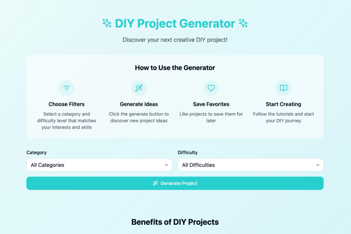 Gør-det-selv-projektgenerator
