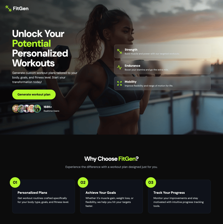 Workouts generator