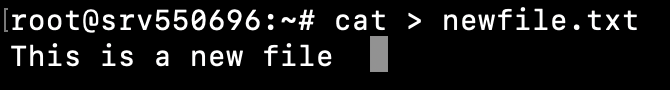 Gebruik dit command voor het maken van tekstbestanden en het schrijven van scripts of configuratiebestanden.

