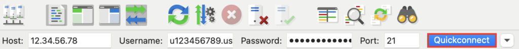 Maak handmatig een back-up van WordPress bestanden via FileZilla