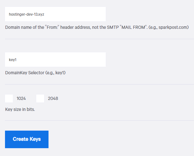 DKIM records aan privé mailserver toevoegen
