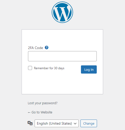 Twee factor authenticatie WordPress.org