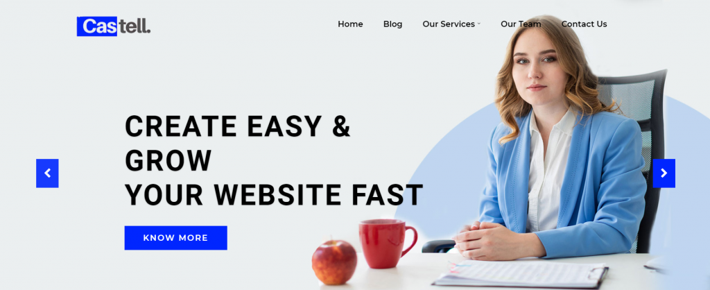 Thème WordPress d'e-commerce Castell
