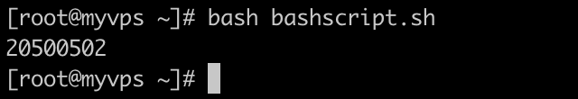 Script de Bash para unir variables de cadena numérica. Los signos más e igual corresponden al operador de anexión