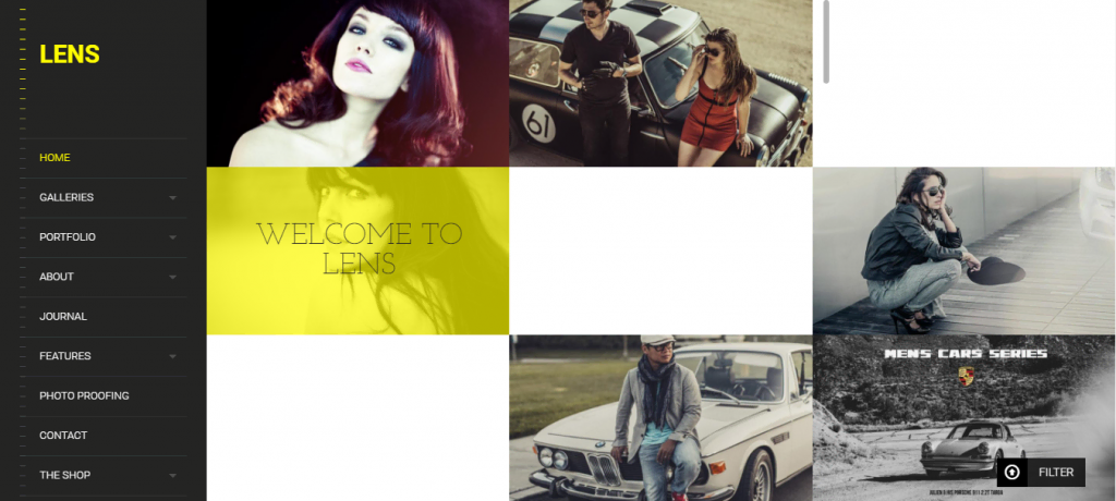 theme-wordpress-photographe Thème WordPress Lens pour photographe