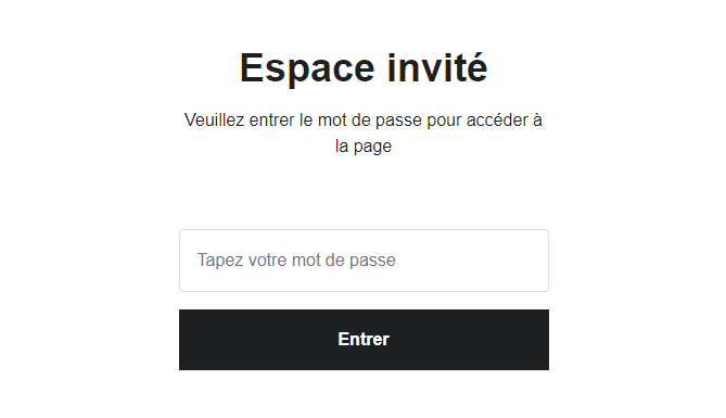 site-photographe Romain Daniel InFrame Photographie page de demande d'accès